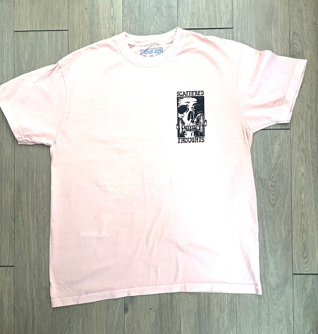 Peach Scattered Thoughts tees